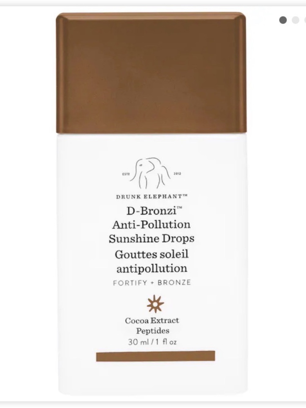 New Drunk Elephant D-Bronzi™ Bronzing Drops with Peptides